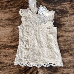 Lace tank top